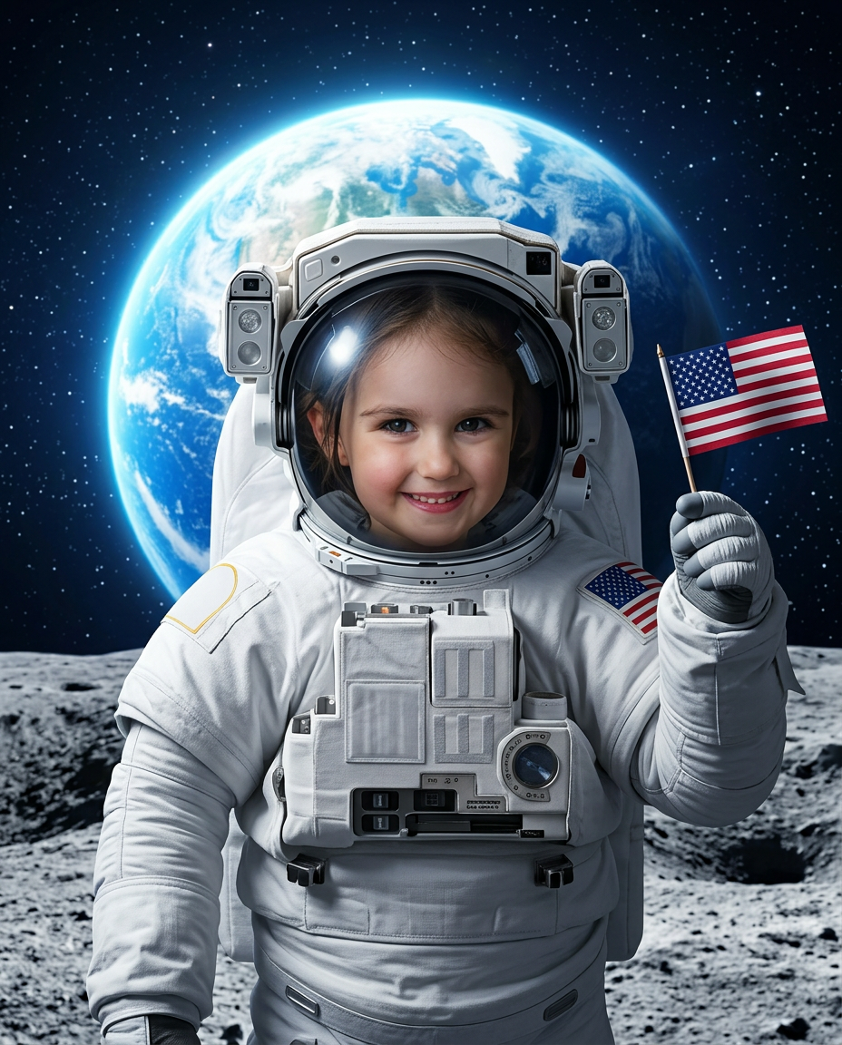 Tiny hero portrait โ Astronaut