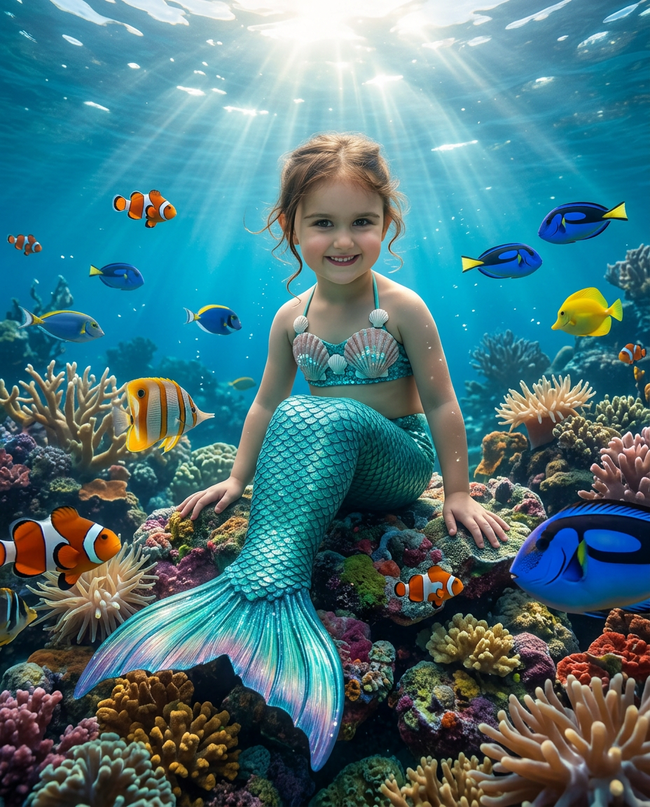 Tiny hero portrait โ Mermaid